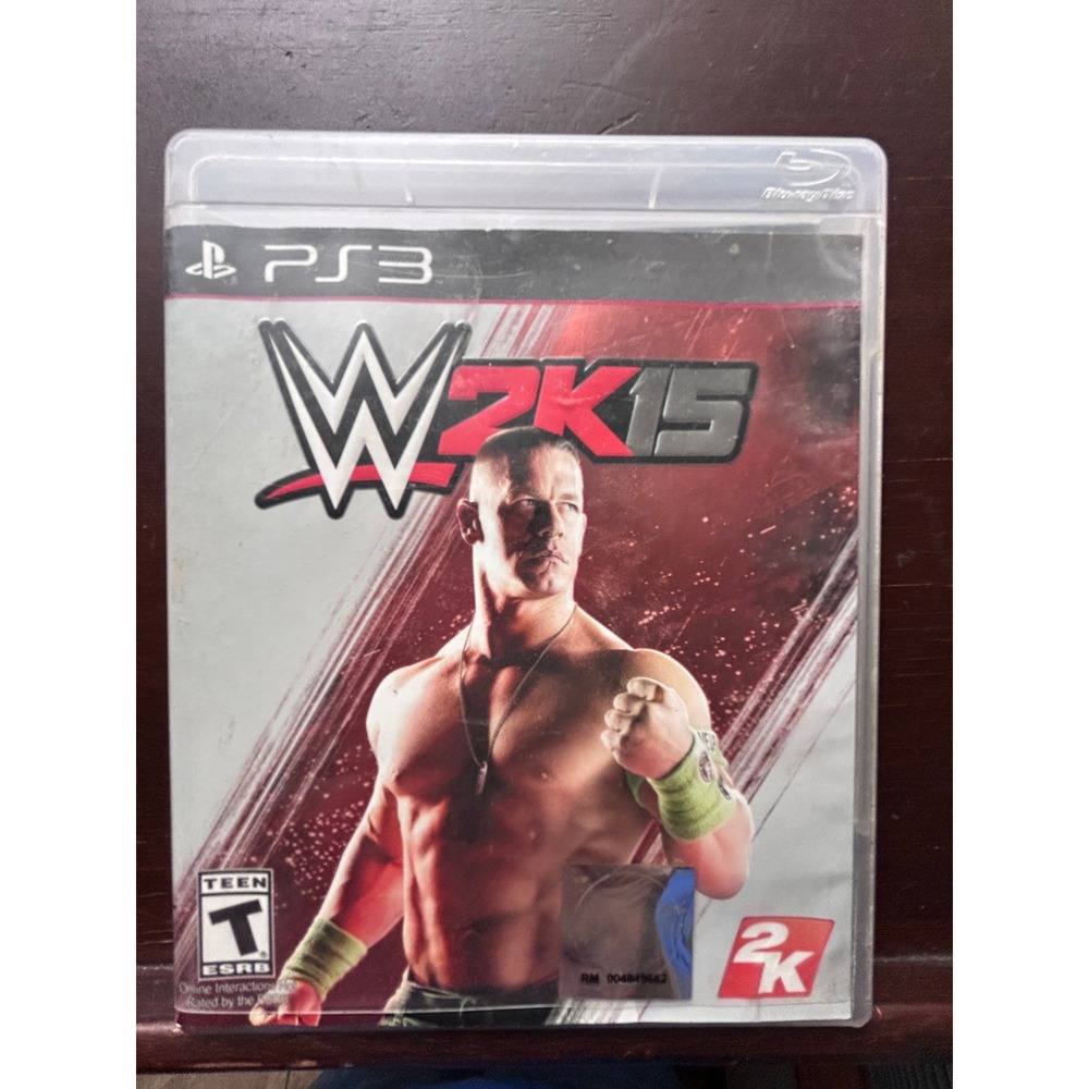 WWE 2K15 Sony PlayStation 3 PS3 Game John Cena Wrestling 2K Sports CIB
